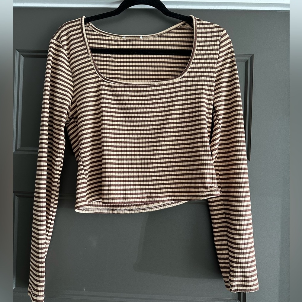 Striped Long Sleeve Top
